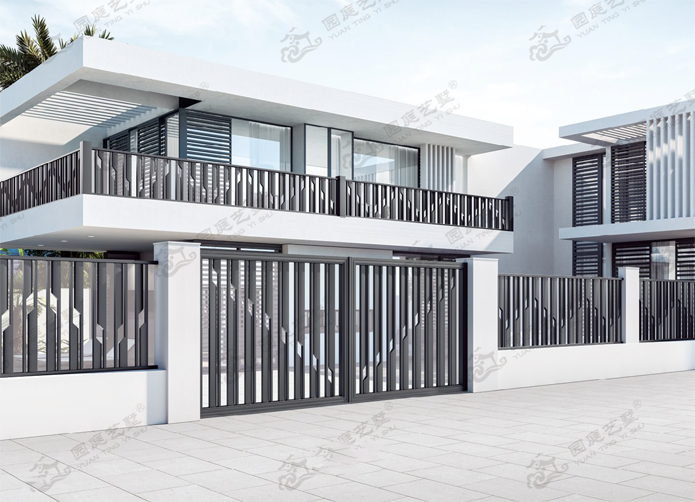 梵慕尼铜铝木高端系统入户门